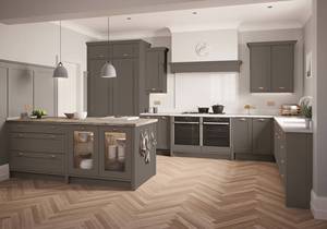 Vermont bán buôn tủ bếp biệt thự sang trọng rắn gỗ tùy chỉnh tủ bếp đặt tủ bếp đồ nội thất hiện đại - Product Image 4