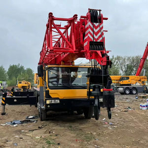 Grue sur camion d'occasion Sany 80 tonnes avec cabine confortable et levage stable - Product Image 3