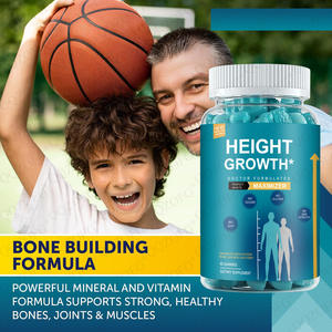 Gummies pour la croissance en hauteur – Complément pour grandir – Épinards, Ashwagandha, Curcuma, Calcium, Vitamines – Force osseuse, Santé des articulations - Product Image 6