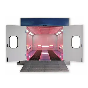 CE approved automotive car paint booth spray booth baking oven for sale