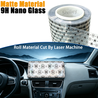 Film Roll Kaca Nano Matte 9H Anti Silau Anti Sidik Jari Bahan Baku Potongan Laser untuk Pelindung Layar Navigasi Mobil