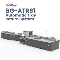 Système de retour automatique de plateau Safeagle, nouvelle conception, pour scanner de bagages et de sacs à rayons X à l'aéroport