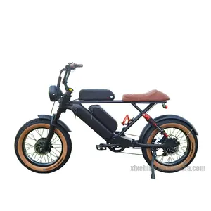 강력한 전원 3 배터리 전기 자전거 20 "* 4.0 지방 타이어 Bafang 듀얼 모터 Ebike