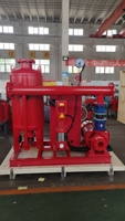 Système de pompe à incendie EDJ personnalisé en usine avec pompe centrifuge à aspiration axiale et pompe jockey