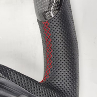Volant sport personnalisé en fibre de carbone de luxe, accessoires automobiles pour Jeep Wrangler JL