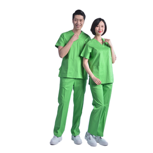 Bán Tốt Nhất Unisex Bệnh Viện Đồng Phục Phù Hợp Với Nhà Sản Xuất Y Tá Tẩy Tế Bào Chết Polyester Và Rayon Với Vải Spandex - Product Image 6