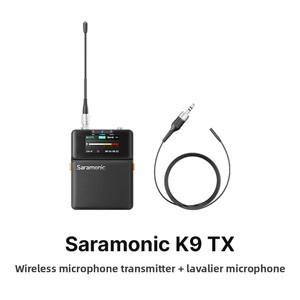 Microphone sans fil UHF Fengdi K9 de type cravate, accessoires vendus séparément - Product Image 6