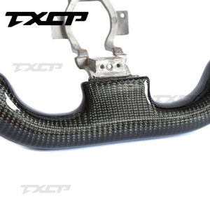 ปรับแต่งคาร์บอนไฟเบอร์ปลอม Alcantara <span class=keywords><strong>พวงมาลัย</strong></span>สําหรับ Nissan R35 GTR 370Z Z34 350Z ตระเวน Armada y62 <span class=keywords><strong>พวงมาลัย</strong></span> - Product Image 5