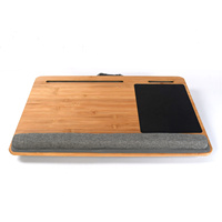 Support multifonctionnel pour Ordinateur Portable, bureau pour Ordinateur Portable, Support en bois pour Ordinateur Portable, Support pliable en bambou pour tablette