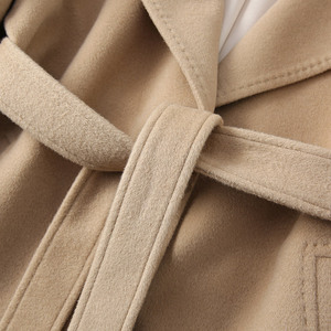 Veste <span class=keywords><strong>en</strong></span> cachemire élégante de style nouveau Jancoco pour femmes, manteau court <span class=keywords><strong>en</strong></span> cachemire personnalisé avec <span class=keywords><strong>col</strong></span> <span class=keywords><strong>en</strong></span> <span class=keywords><strong>fourrure</strong></span> de renard véritable - Product Image 4