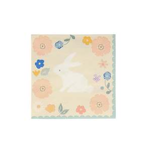 Suministros de Decoración para Fiestas de Pascua al por Mayor, Platos de Papel Desechables con Diseño de Conejito, Vasos, Servilletas, Color Personalizado para Festivales - Product Image 2