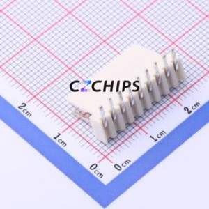 HC-2510-9AW Wire-to-<b>Board</b> <b>Pin</b> Header Bent Lead Through Hole,P=2.54mm Connector 1x9P 2.54mm Right Angle Insert 9P - Product Image 2