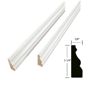 Vente en gros de plinthe moderne blanche apprêtée <span class=keywords><strong>Moulure</strong></span> de plinthe coloniale - Product Image 1