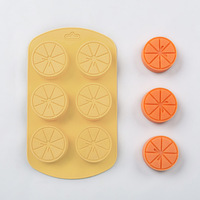 Moule en silicone pour chocolat en forme de fruit 3D, pastèque, cœur, glace, bonbons gélifiés en forme de fruit
