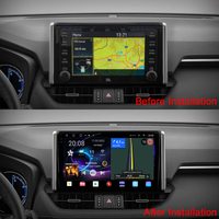 Penhui pemutar DVD mobil Android, untuk Toyota RAV4 5 XA50 2018 - 2023 Radio navigasi GPS Audio Video CarPlay DSP Multimedia 2 din