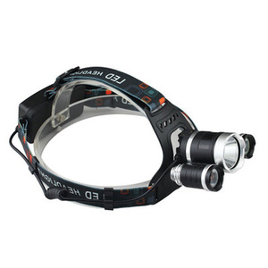 Linterna frontal LED recargable DaskFire de 10 W con triple luz impermeable para senderismo y camping - Product Image 2