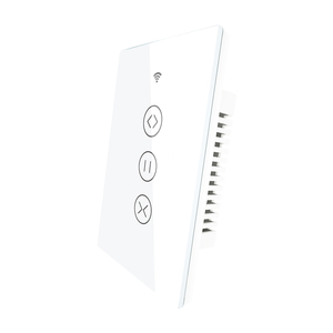 <span class=keywords><strong>MoesGo</strong></span> WiFi RF433 Interrupteur à écran tactile intelligent (2/3 voies) pour le contrôle multiple des rideaux, des volets roulants et des volets avec rétro-éclairage - Product Image 1