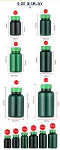 Bouteilles d'<span class=keywords><strong>emballage</strong></span> <span class=keywords><strong>alimentaire</strong></span> en <span class=keywords><strong>plastique</strong></span> de 100, 120, 200 ml, bouteilles en PET pour capsules de bonbons, bouteilles de médicaments - Product Image 5