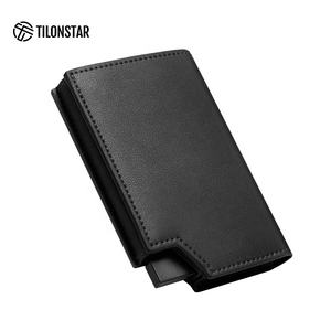 TILONSTAR TVC502 RFID bloqueo tarjeta de crédito cartera Pop Up hombres tarjetero negocios hombres tarjeteros - Product Image 4