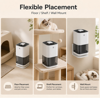 Purificateur d'air domestique élégant et intelligent Quiet Elite Mini HEPA avec anions pour le sommeil et la maison (fumée de barbecue)