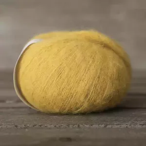 45% 真丝55% 羊驼混纺纱钩针新上市商品厂家直销 - Product Image 4