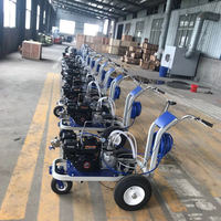 Machine de marquage routier au meilleur prix, machine de marquage routier à peinture froide, adaptée aux routes, aux parkings, aux autoroutes et aux pistes.