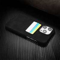 Dompet bisnis mewah penutup telepon kartu kulit dapat dicolokkan casing ponsel kartu untuk iPhone 16 15 14 13 12 Pro Max