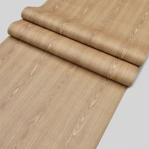 Superfici tattili in vero legno sensazione facile da pulire venatura del legno buccia e bastone pellicola autoadesiva decorativa per mobili