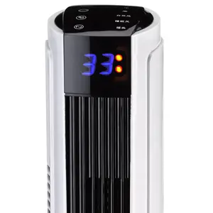 Ventilador de torre de voltaje 220, refrigeración por aire con control remoto en pantalla LED de 32 pulgadas