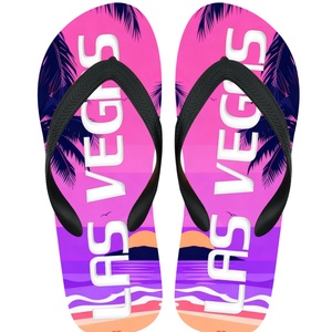 Chanclas Personalizadas al por Mayor con Impresión por Sublimación, Diseño Fotográfico Vibrante, Goma PE Suave Antideslizante, Sandalias de Playa, Proveedor OEM - Product Image 3
