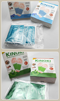 Patchs détoxifiants pour les pieds Kinoki, tissu non tissé blanc, parfumé aux herbes, taille 6*8, éliminent les toxines, lot de 10