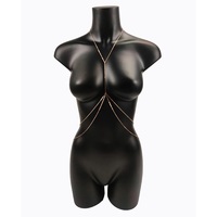 Costume de corps pour femme, bijoux de plage simples et luxueux, chaîne de poitrine Sexy, Bikini, chaînes de ventre pour femmes, chaînes de taille croisée