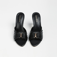 Sandales Décontractées Plissées à Boucle à Talons Hauts et Bout Pointu pour Femmes, Tailles US 6-11 – Idéales pour l'Été et le Quotidien