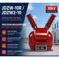 Transformateur de tension extérieur 10 kV JDZW-10R JDZW2-10 de type pilier en résine époxy pour la sélection de projets de protection et de mesure
