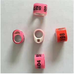 Zwarte Kleur Speciaal Ovaal Aluminium Met Plastic Ringduivenring Met Gat, Ingebracht In Elektronische Chip // */ - Product Image 6