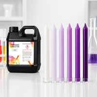 Colorant liquide industriel 1 kg pour bougies, soluble dans l'huile, haute concentration, dispersion sûre, naturel, multicolore/personnalisé, pour cire de soja et cire d'abeille