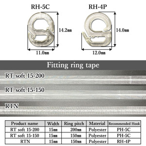 UNITECH PALOMA Support mural minimaliste Tringle à cordes en plastique pour tuyau et draperie Accessoire métallique pour rail Acheter rail à rideau - Product Image 4