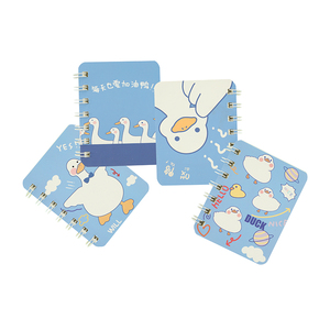 A7 1C/1C Thẻ trắng vịt gỗ miễn phí giấy nhỏ dễ thương Nhật ký Tạp Chí kế hoạch in ấn tùy chỉnh Cuốn sách tập thể dục cho các trường học - Product Image 4