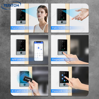 Tediton étanche TTlock Wifi Interphone Plam Reconnaissance faciale Porte de bureau Smart Rfid Système de contrôle d'accès de porte