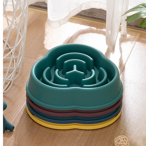 Commercio all'ingrosso eco-friendly ciotola di alimentazione per cani a forma di fiore lento alimentatore antiscivolo Base di sublimazione acqua alimentare scatola di applicazione - Product Image 2