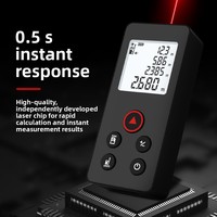 Télémètre laser avec précision de 2 mm, batterie au lithium rechargeable de 250 mAh, Bluetooth et messages vocaux pour la mesure de pièces, KL04
