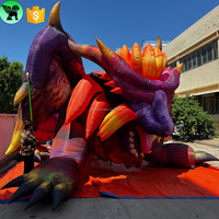 Décoration gonflable du Festival, Animal Dragon gonflable, personnalisé, pour fête de vacances, pour la scène, 15.52 pieds, A9351