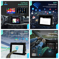 Autoradio Android Hikity pour F150 F250 F350 Fusion Taurus Freesatr MKX Mark LT 7 "4 + 64G Autoradio WiFi Carplay Android Auto