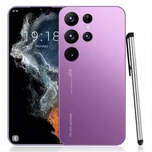 저렴한 6.7 인치 S23 울트라 5G 스마트 폰 10 코어 CPU 16GB RAM 512GB 핸드폰 32MP + 64MP 1200*2640 6000mAh 안드로이드 11