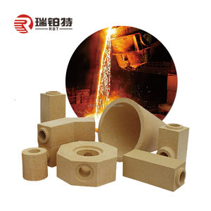 Durchfluss kontrolle Feuerfester Schamotte stein/Mullit/Bauxit Aluminiumoxid-Stahlguss steine - Product Image 1