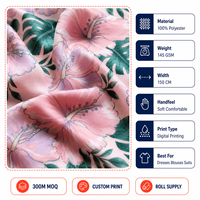 Tissu extensible imprimé en polyester 100% pour vêtements féminins, costumes, robes, fournisseur de tissus pour fabricants de vêtements féminins