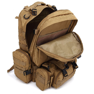 Kongbo ngoài trời 600D Oxford ba lô chiến thuật phiêu lưu gói với dây kéo cho cắm trại - Product Image 4