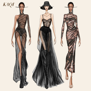 chinese dress ladies Sexy Sequin See Through Maxi Dress Women Strapless Slim Hip Wrap Evening Long  Dresses 2024 Chic Lady Party Vestidos Club Robes