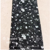 Tissu en Georgette Jacquard à Motifs Floraux Élégants avec Fil Lurex Vertical pour Robe, Blouse, Rideau, Décoration Intérieure