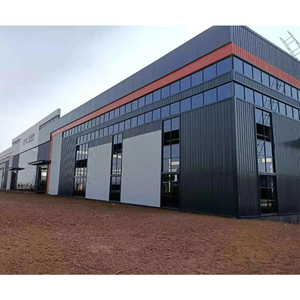 Trung Quốc đúc sẵn kim loại xây dựng di động Modular chất lượng Thiết kế kết cấu thép hội trường/kho/hội thảo/nhà chứa máy bay - Product Image 1